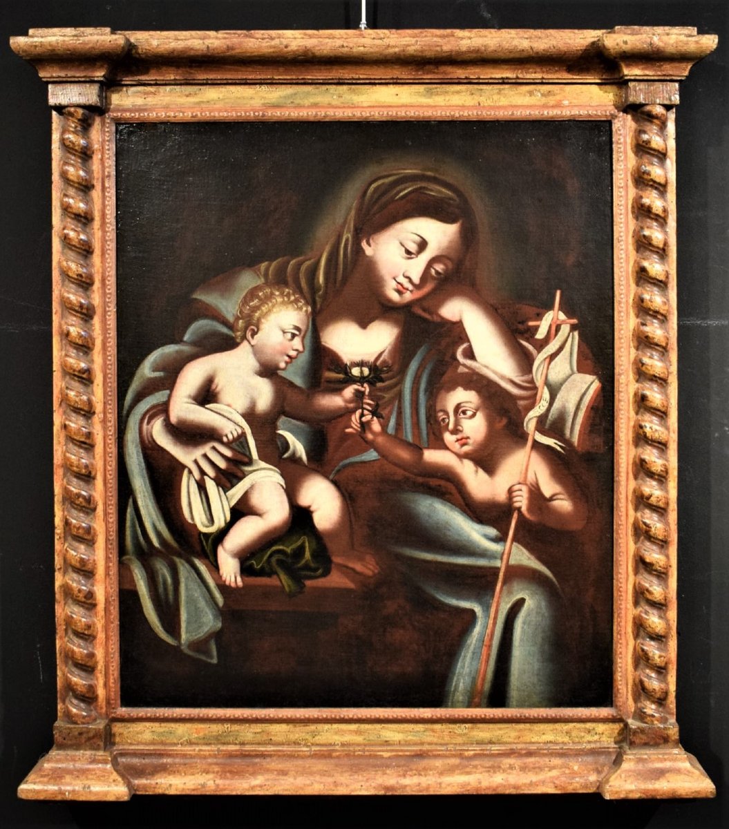Madonna With The Child And Saint John