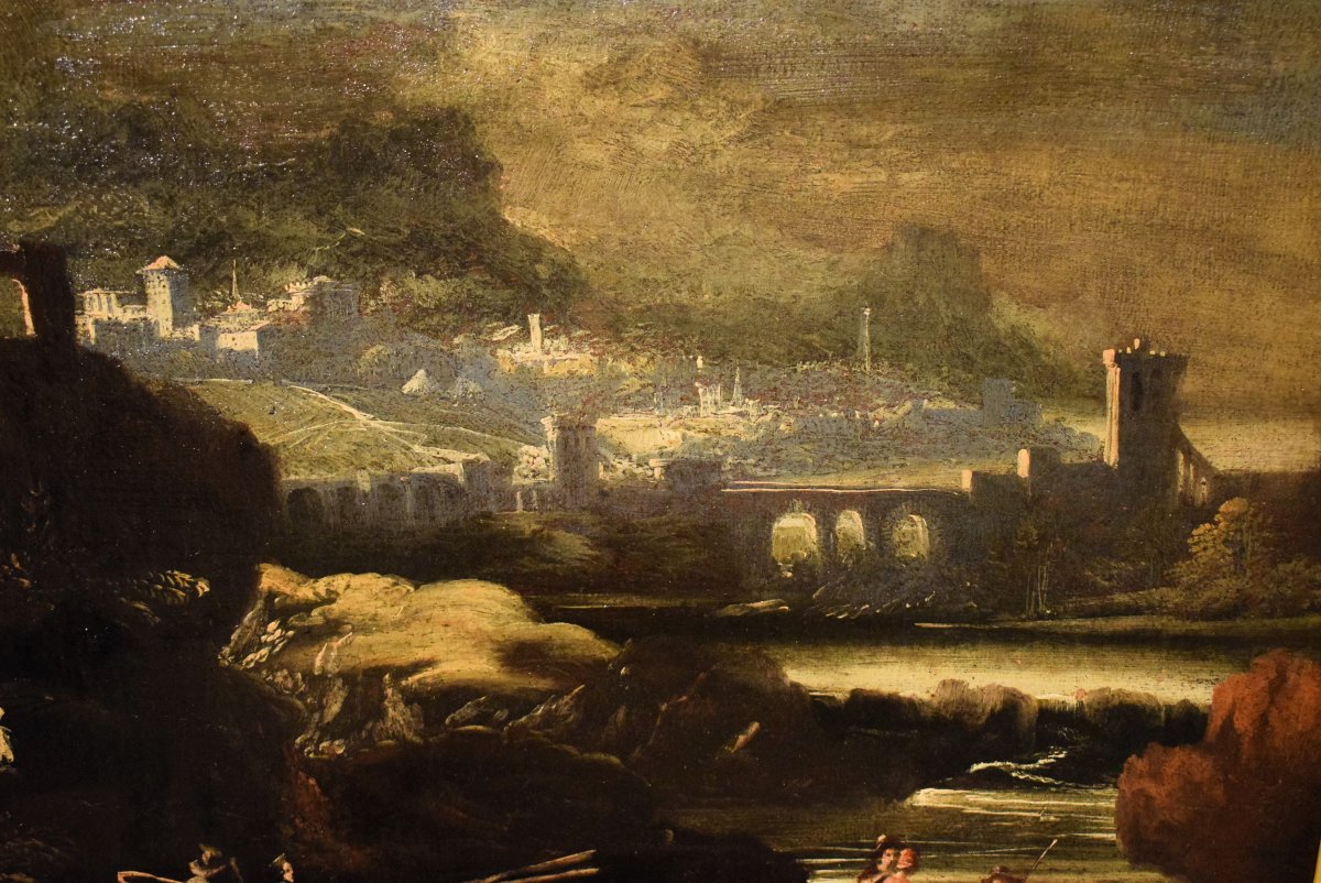 Nocturnal Landscape - Pieter Mulier (haarlem, 1637–milan, 1701) Circle-photo-3