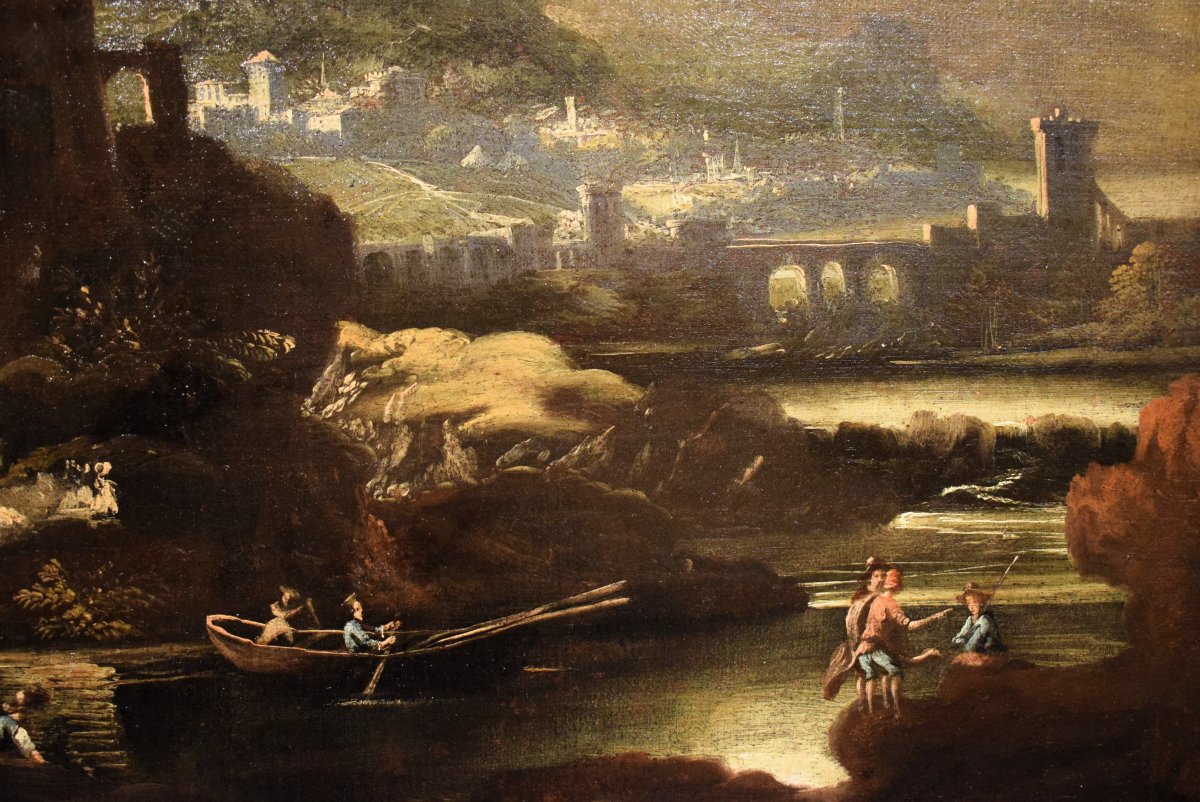 Nocturnal Landscape - Pieter Mulier (haarlem, 1637–milan, 1701) Circle-photo-4