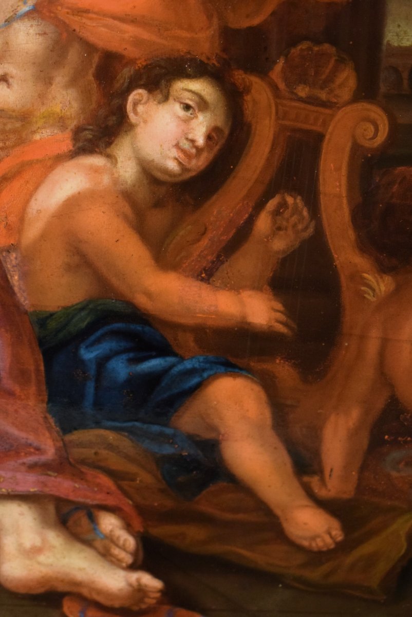  Allégorie du Théâtre, de la musique et de la  littérature - Van Loo (Nice 1705 - Paris 1765)-photo-6