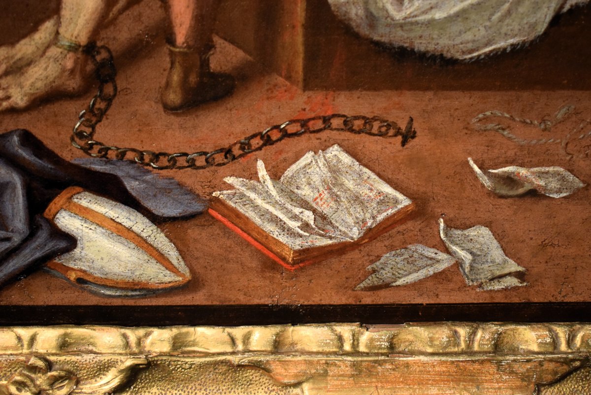Le Martyre de Saint Érasme - Cercle de Frans Francken II (Anvers, 1581 - 1642)-photo-6