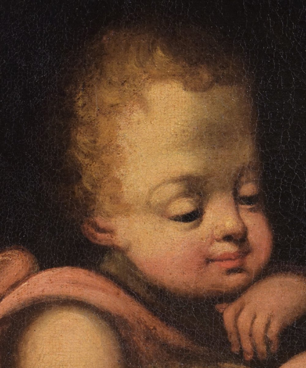 Madonna And Child With Angels - Romagna School - Second Half Of The 16th Century-photo-2