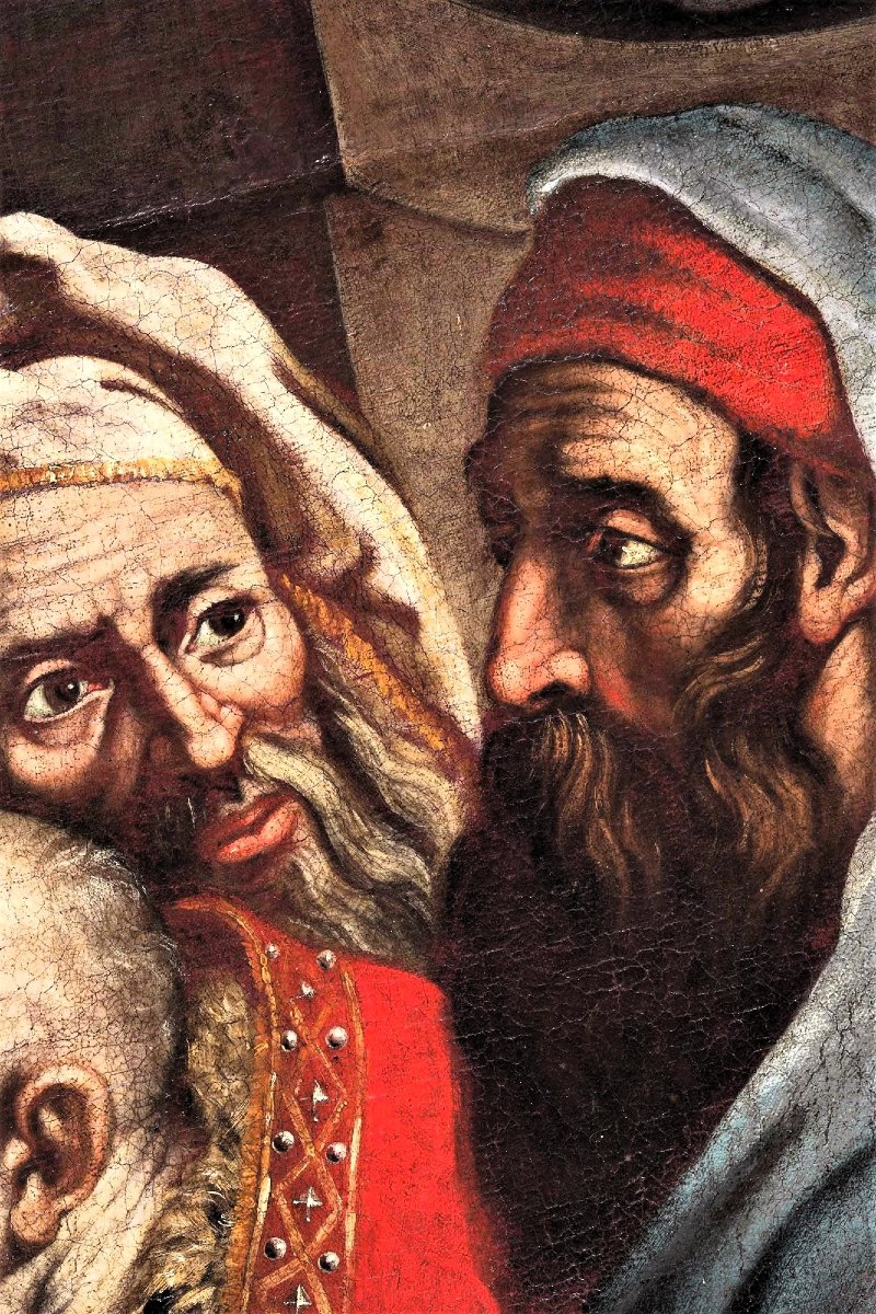 "L'hommage de l'argent" -  Maitre Flamand,  Cercle de P.P. Rubens (1577-1640)-photo-2