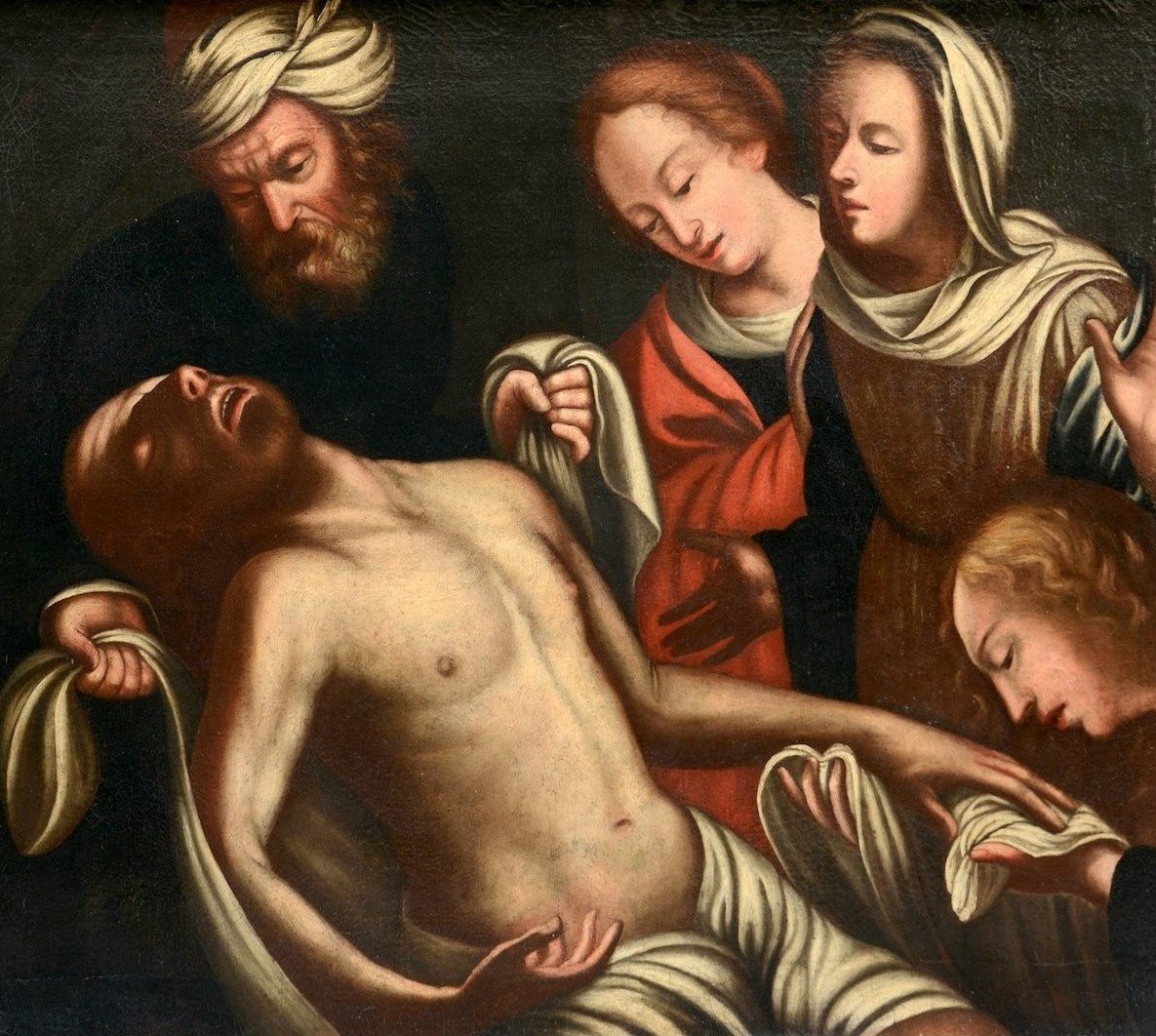La lamentation sur le Christ - Maître vénitien du XVIe siècle - 