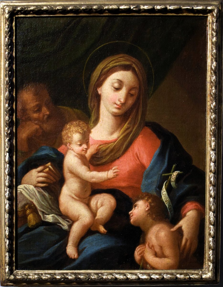 Sainte Famille avec le jeune saint Jean-Baptiste - atelier de  Jacopo Amigoni (1682 – 1752)-photo-2
