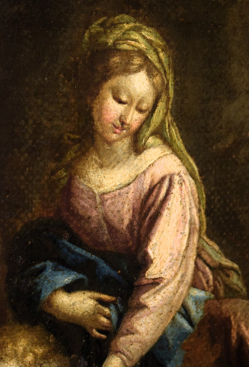 The Holy Family With St. John The Infant And St. Elizabeth - Emilian School - First Half Of The 18th Century-photo-1
