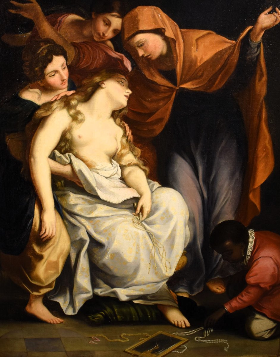 The Ecstatic Magdalene  - 19th-century Artist - Signed Lower Left-photo-3