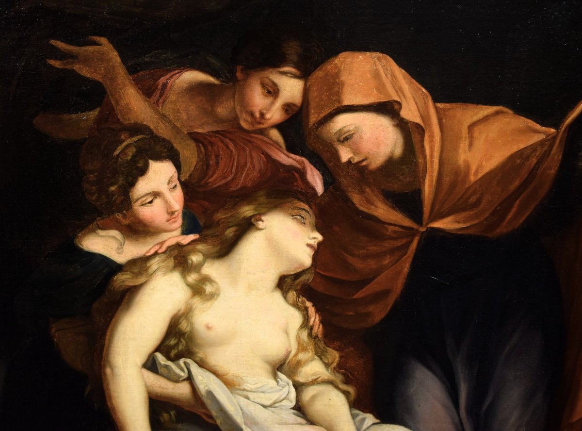 The Ecstatic Magdalene  - 19th-century Artist - Signed Lower Left-photo-1