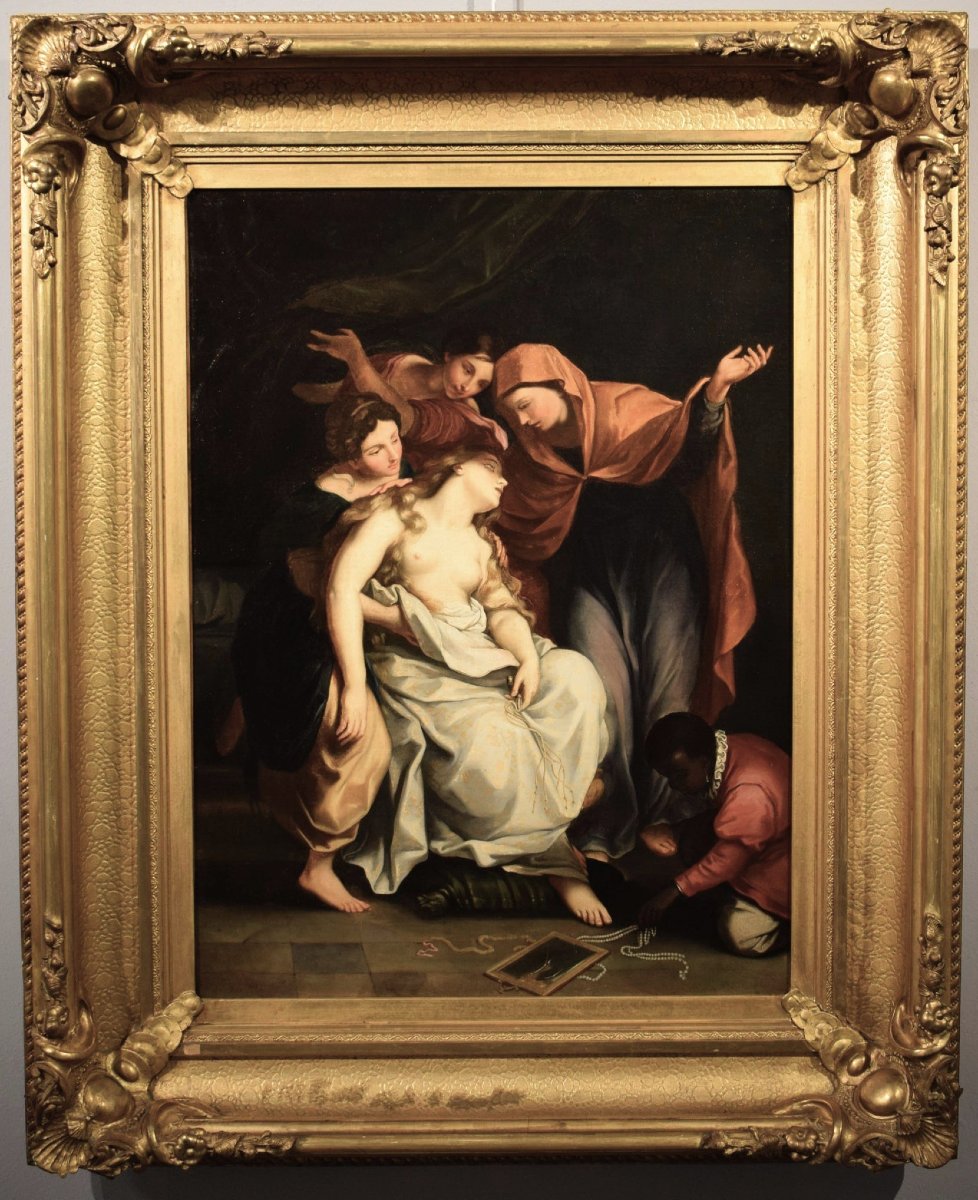 The Ecstatic Magdalene  - 19th-century Artist - Signed Lower Left