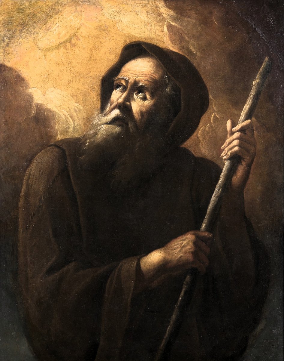 Saint François de Paule - Cercle de Francesco Fracanzano (1612 – 1656)-photo-2