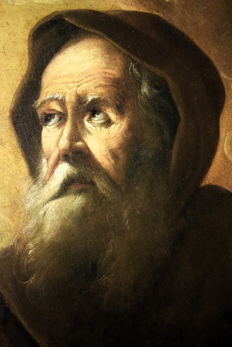 Saint François de Paule - Cercle de Francesco Fracanzano (1612 – 1656)-photo-1