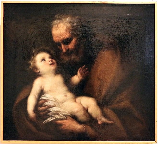 Saint Joseph Et l'Enfant - Francesco Nuvolone - école Lombarde De XVIIème-photo-6