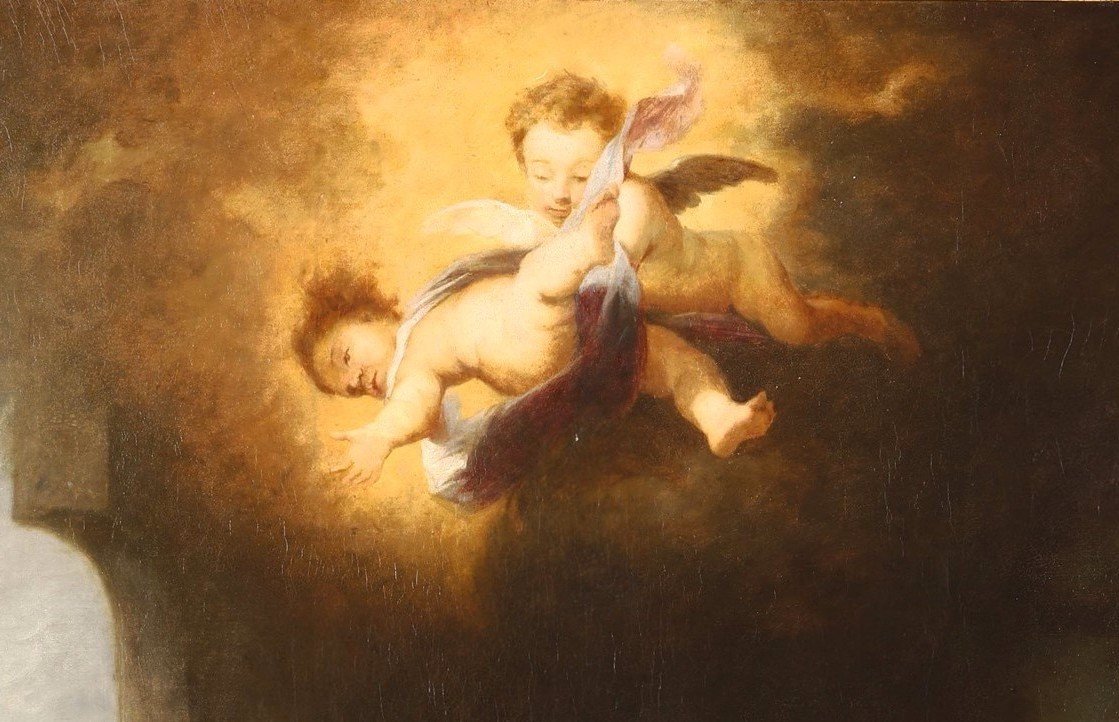 "L'Adoration des Bergers" Entourage de Esteban Murillo-photo-1