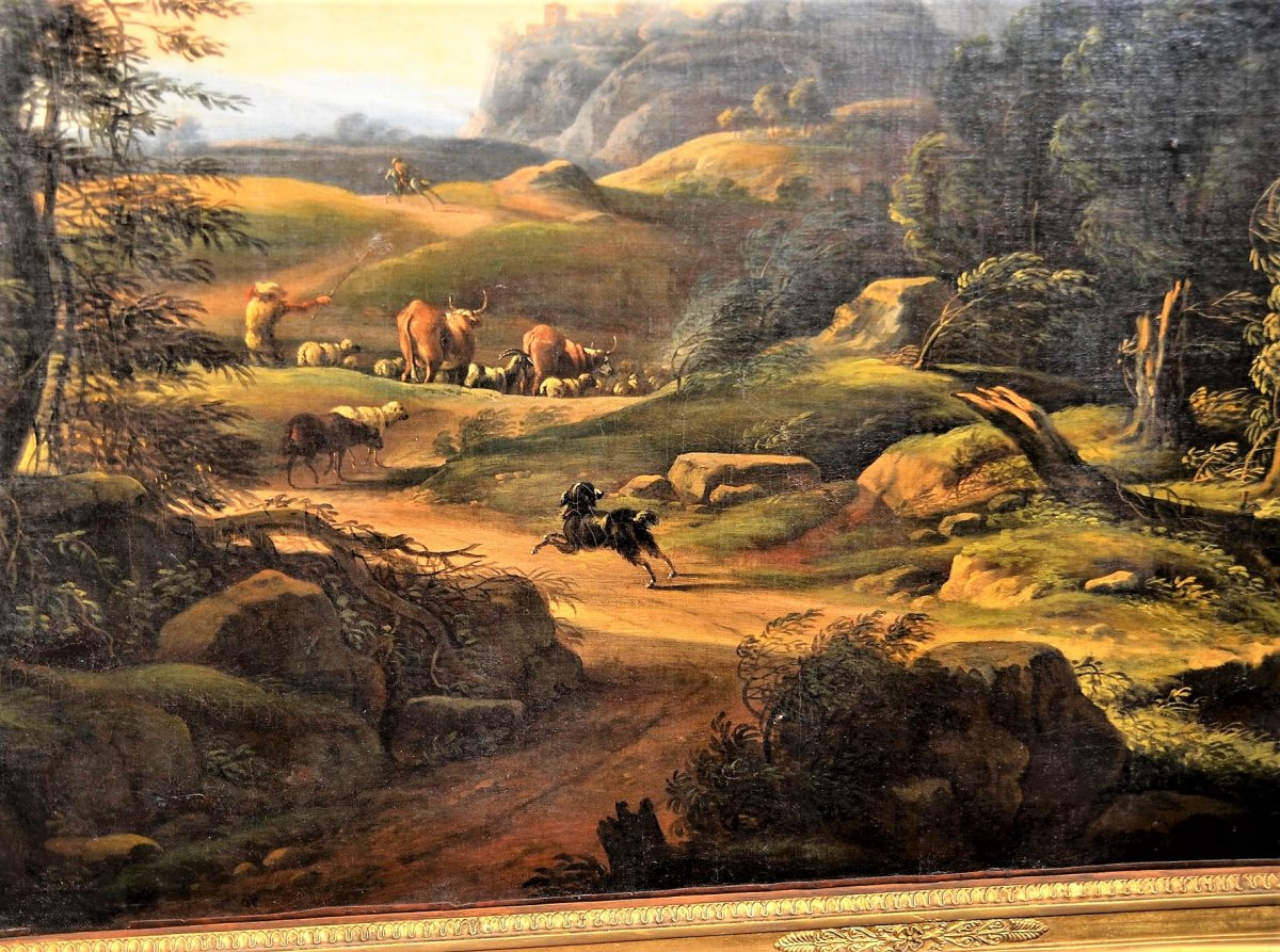 Carlo Antonio Tavella (milan 1668 - Gênes 1738)  Landscape-photo-3