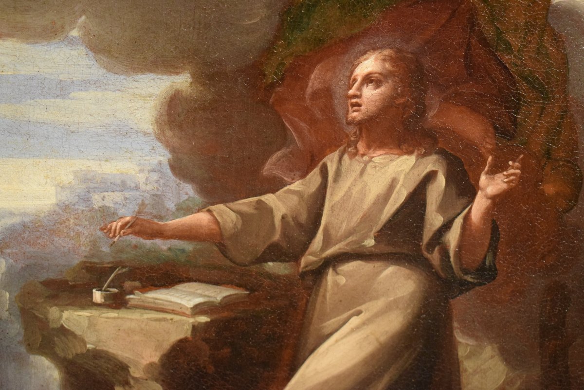 Saint John The Evangelist At Pathmos Writes The Book Of Revelation-photo-2