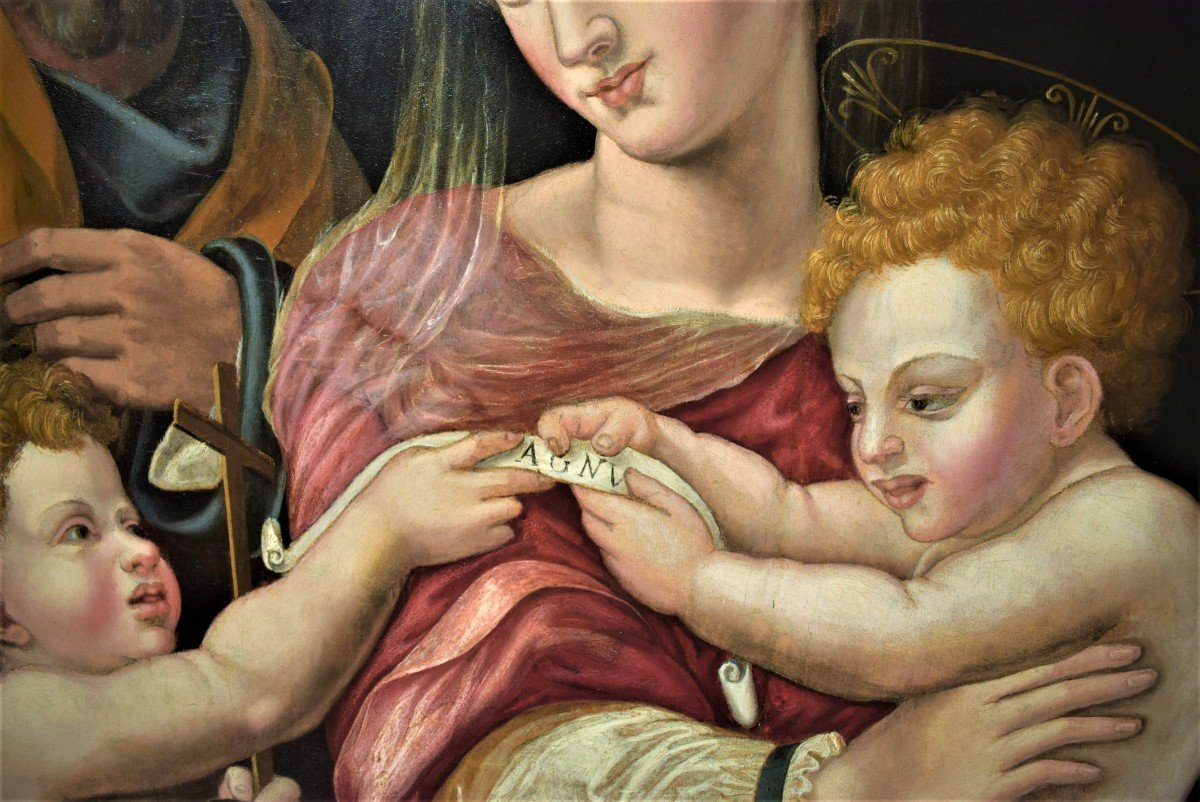 Holy Family Tuscan School  15th Century-photo-1