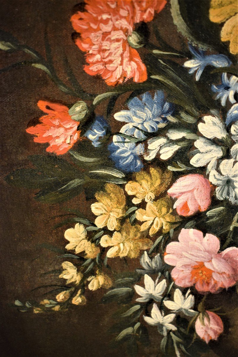 Still Life Of Flowers - Giacomo Nani - Early 18th Century-photo-3