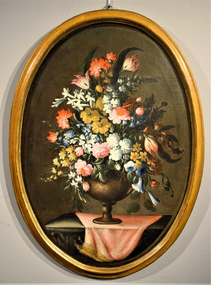 Still Life Of Flowers - Giacomo Nani - Early 18th Century