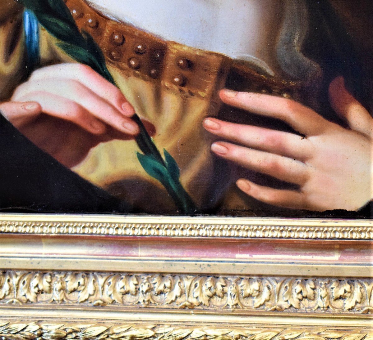 The Angel Of The Annunciation Elisabetta Sirani Emilian School-photo-4