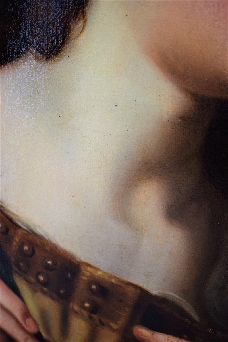 The Angel Of The Annunciation Elisabetta Sirani Emilian School-photo-4