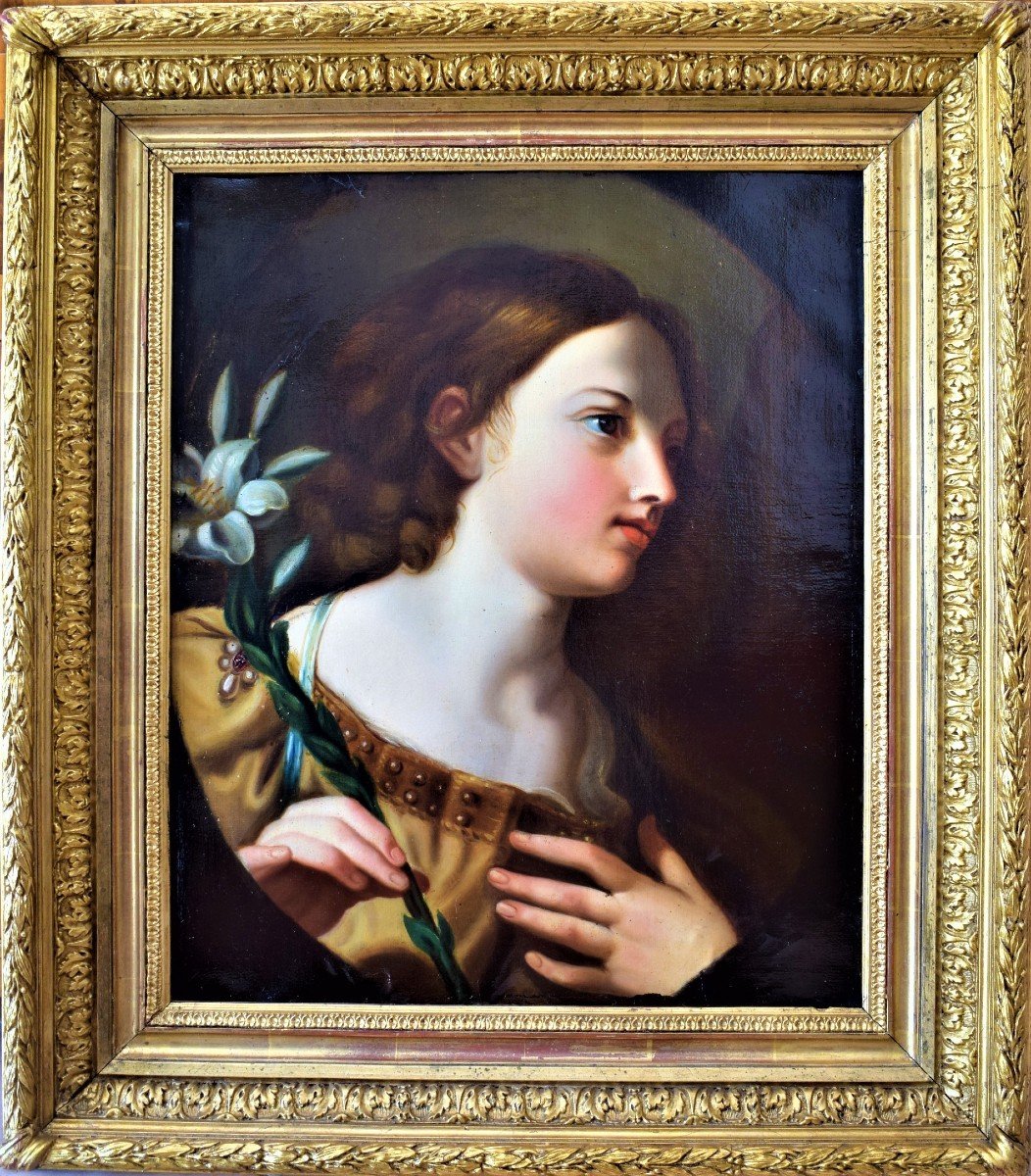 The Angel Of The Annunciation Elisabetta Sirani Emilian School