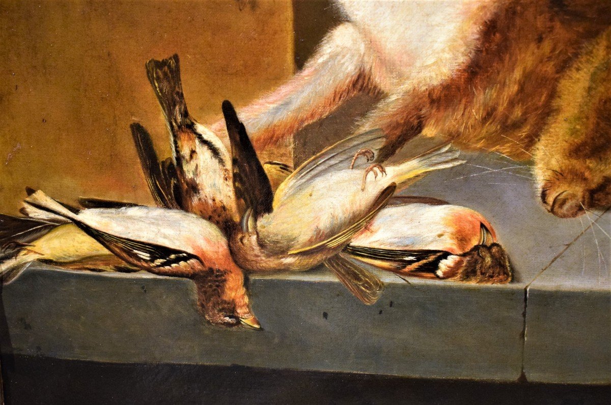 Still Life Of Game And Fruits - Jean-baptiste Oudry (paris1686 -1755)-photo-2