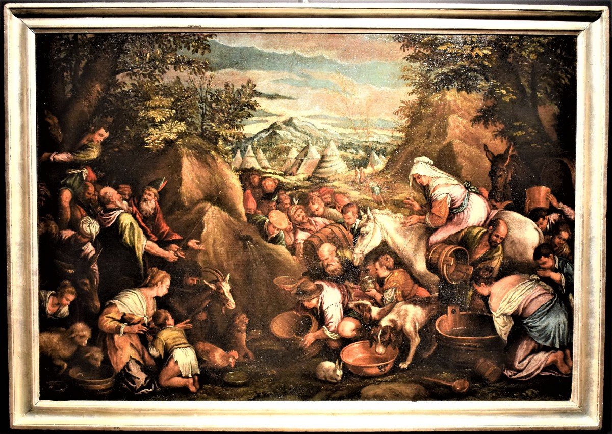 Moses Spurts Water Out Of The Rock-photo-2