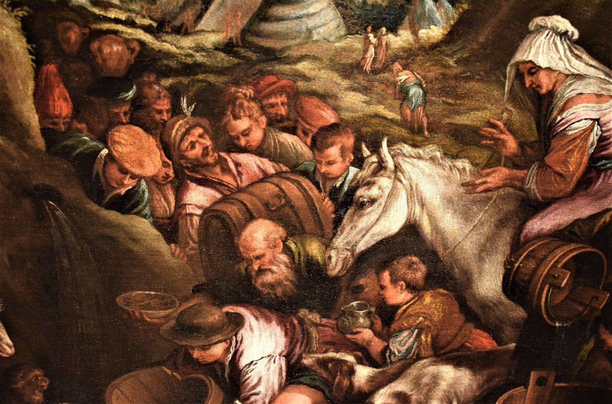 Moses Spurts Water Out Of The Rock-photo-2