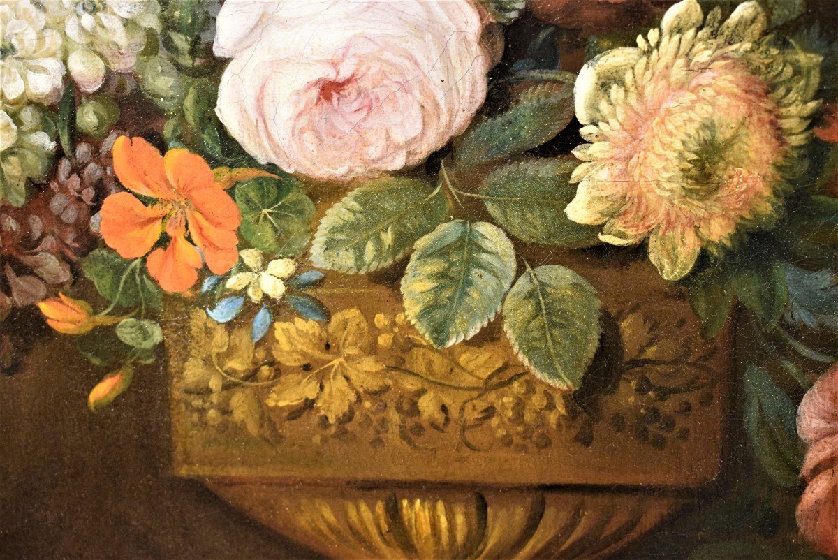 Nature morte de fleurs - Jean-Louis Prévost (Nointel 1760 - Paris 1810)-photo-4