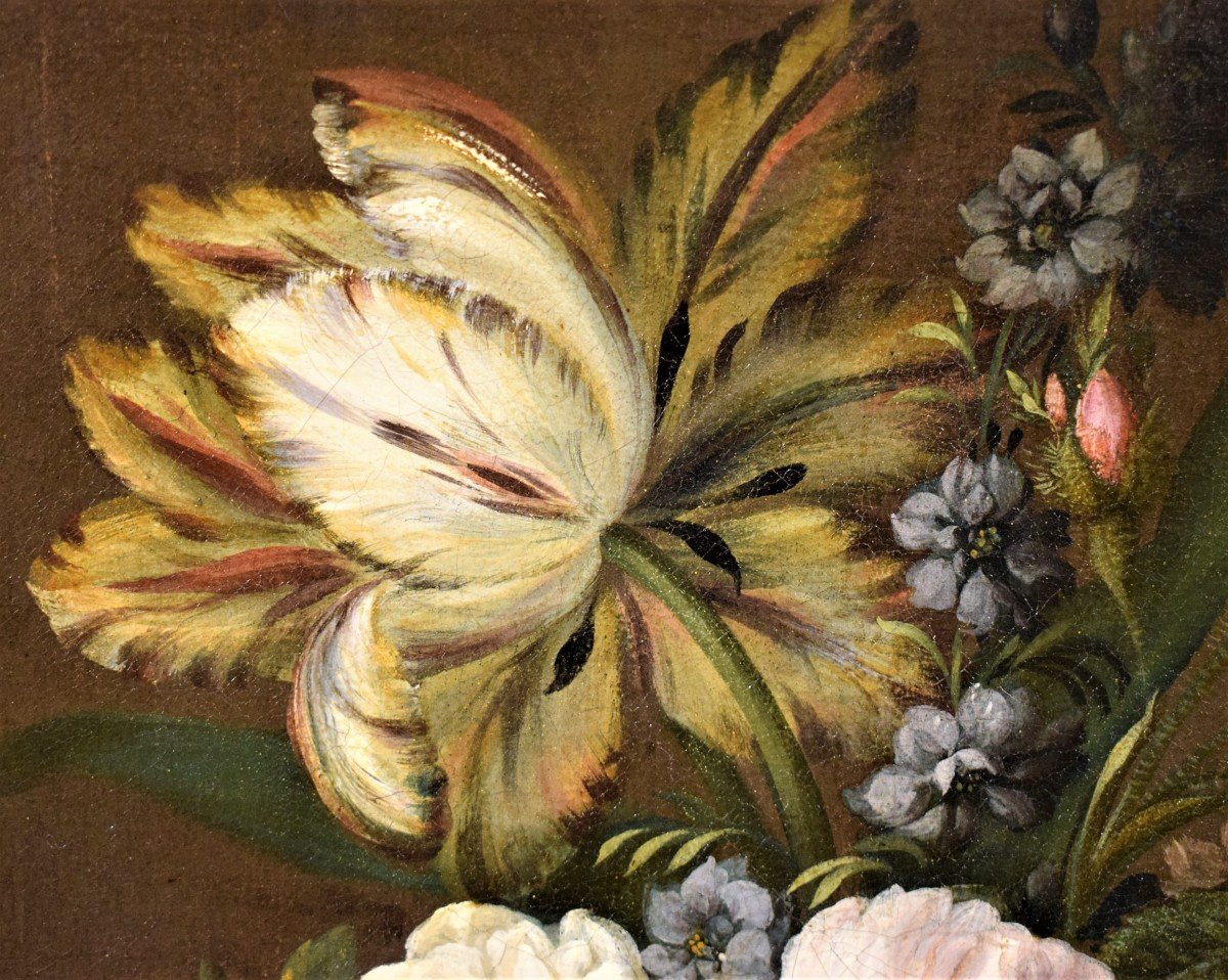 Nature morte de fleurs - Jean-Louis Prévost (Nointel 1760 - Paris 1810)-photo-7