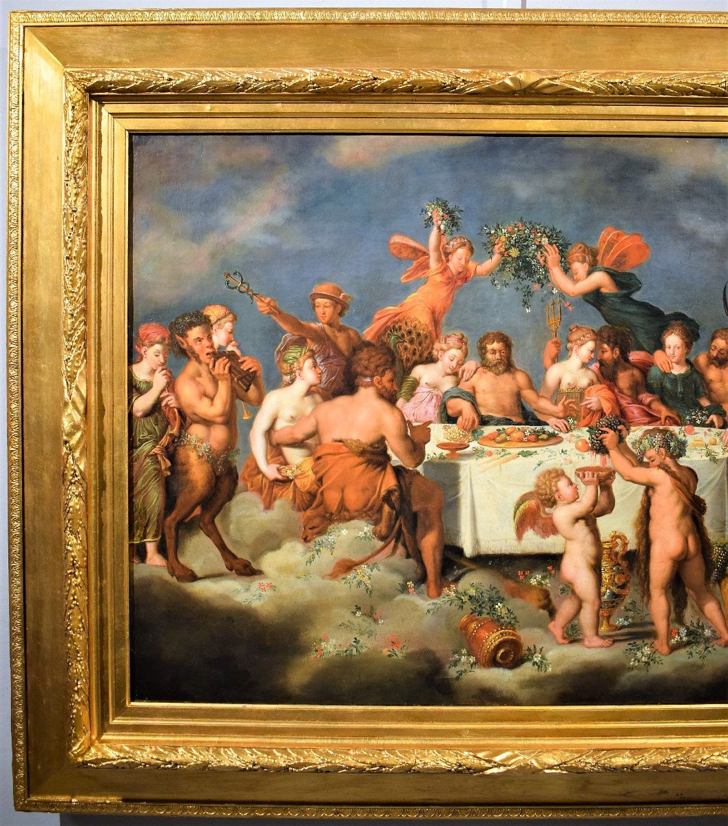 The Banquet Of The Gods Flemish Mannerist Master Late 16th Century-photo-3