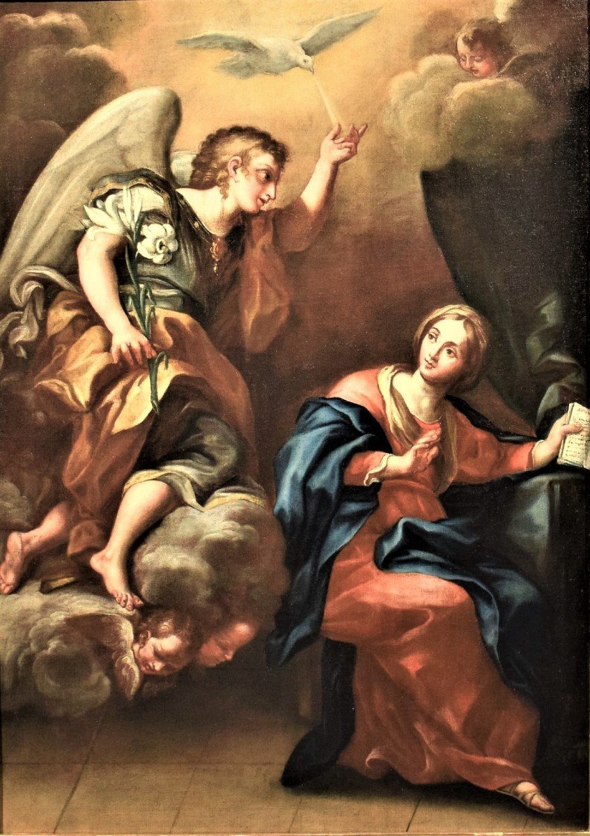 The Annunciation Of The Virgin - Pietro Da Cortona  (1596 - 1669) -photo-2