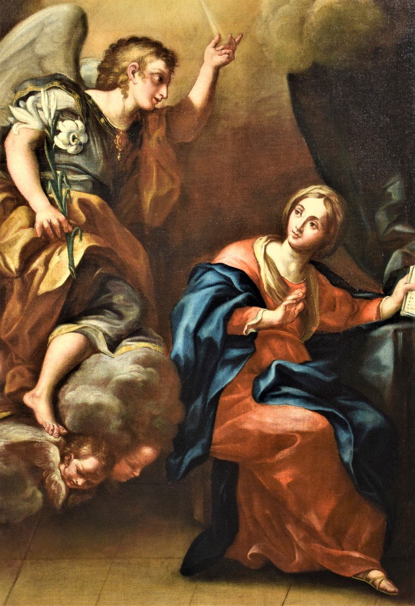 The Annunciation Of The Virgin - Pietro Da Cortona  (1596 - 1669) -photo-3