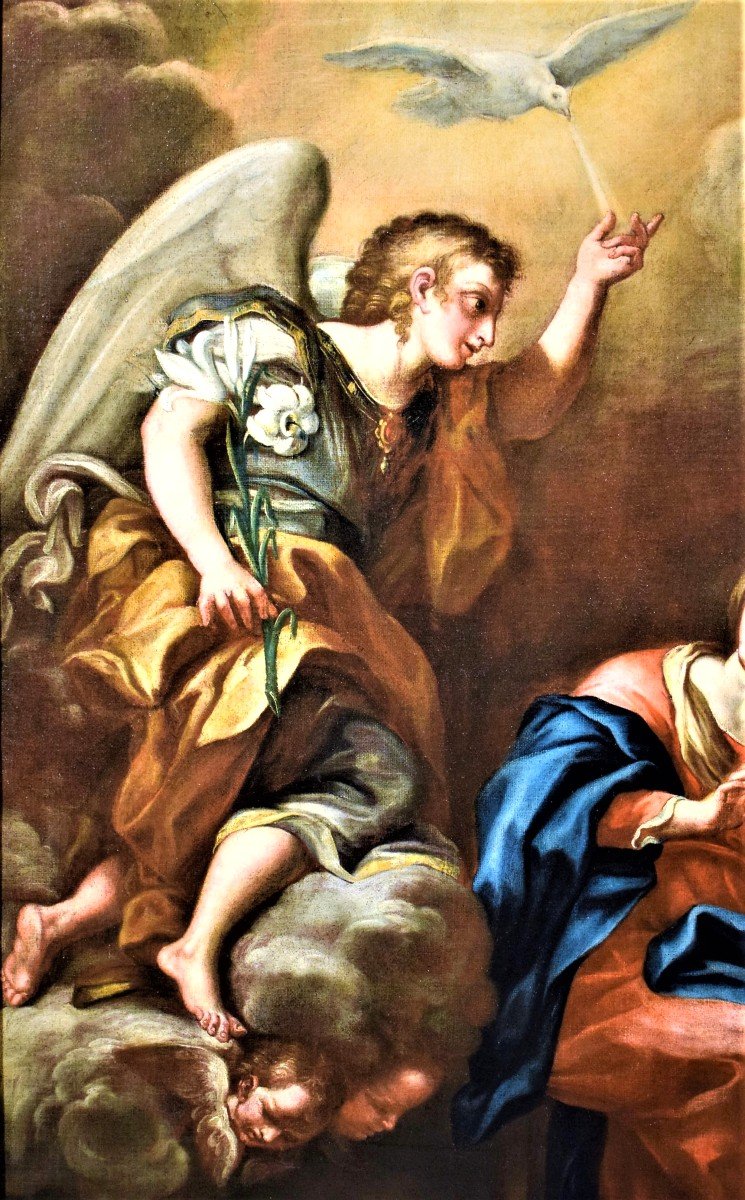 The Annunciation Of The Virgin - Pietro Da Cortona  (1596 - 1669) -photo-4