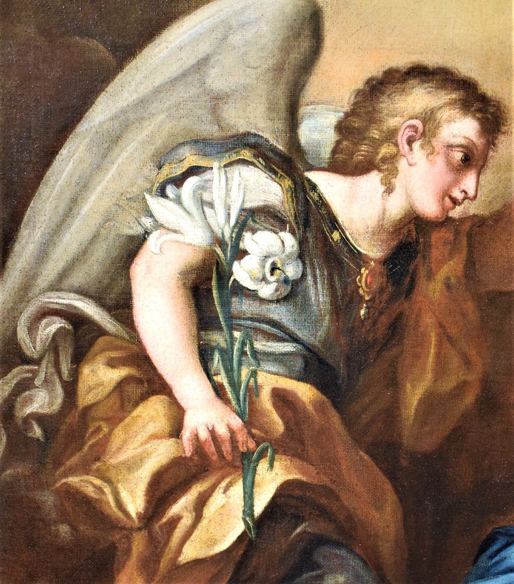 The Annunciation Of The Virgin - Pietro Da Cortona  (1596 - 1669) -photo-3