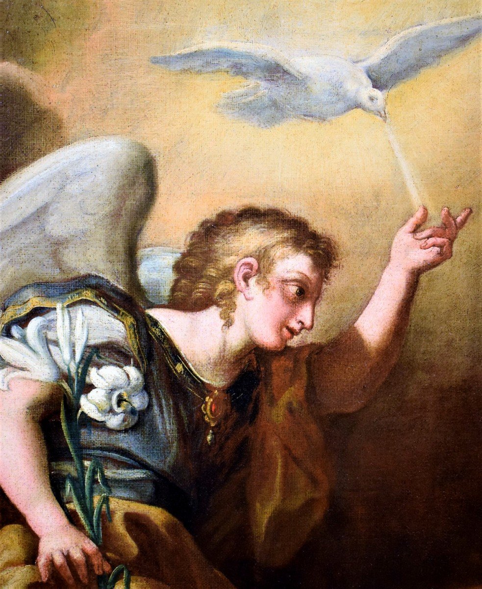 The Annunciation Of The Virgin - Pietro Da Cortona  (1596 - 1669) -photo-1
