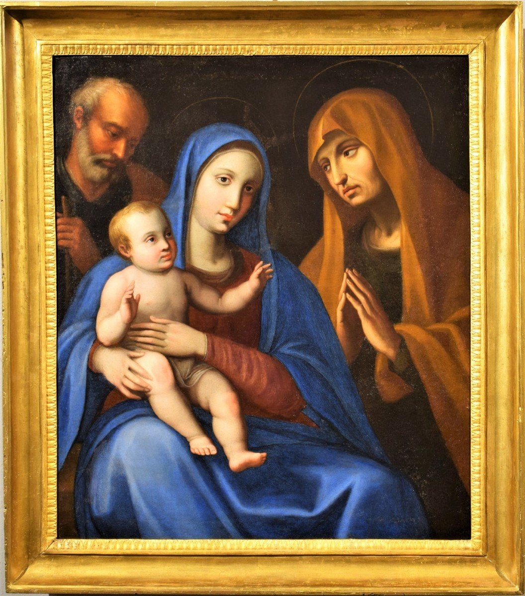 Sainte Famille avec Sainte Anne  G,B. Salvi  Sassoferrato (1609-1685)