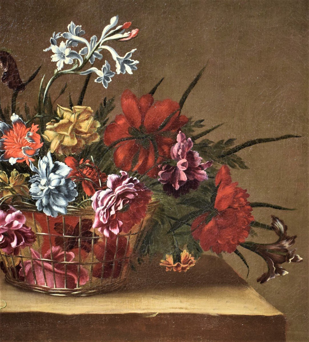 Nature morte de fleurs - Maître des Fleurs Guardeschi - XVIIIème-photo-1