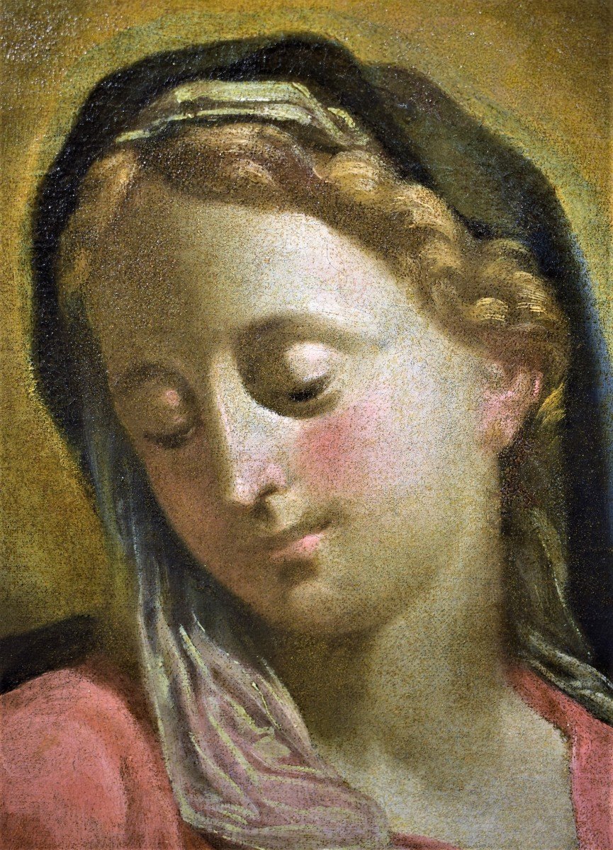  Vierge annoncée  - Francesco de Mura (Naples 1696-1782) atelier -photo-1