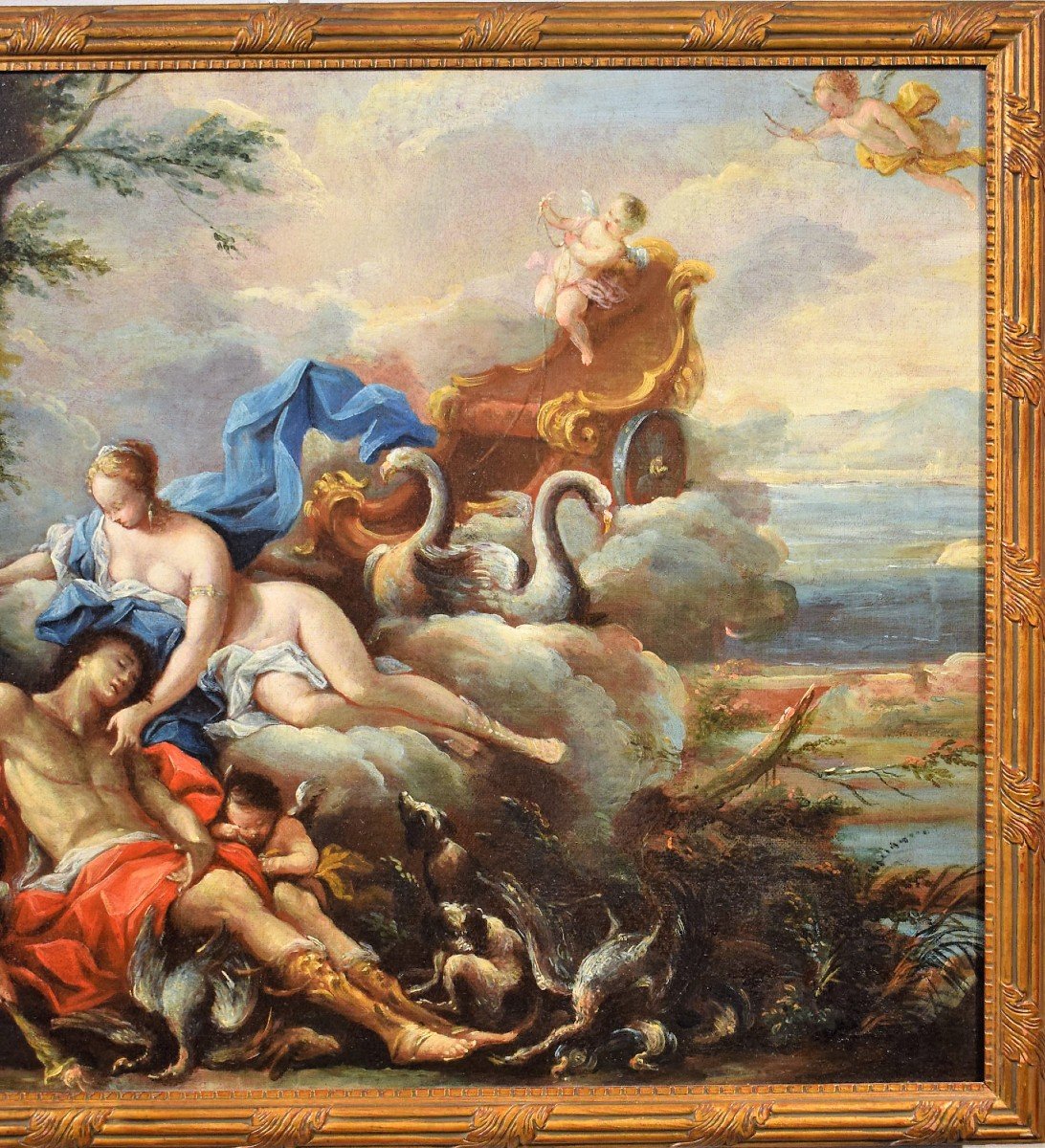 Pair Of Mythological Scenes  2) Diana And Endymion-photo-4