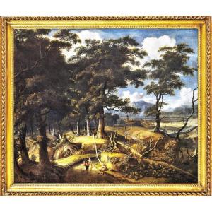 Jan Looten (amsterdam, 1618 - England 1681)  - Wood Landscape