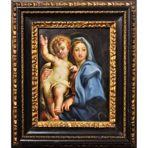 Vierge And Child -  carlo Maratta  (camerano1625 - Roma1713)