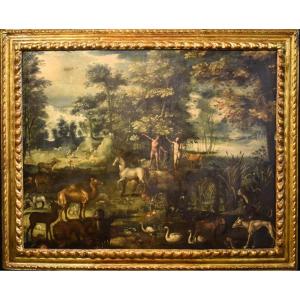 Le Paradis Terrestre - atelier de Jan Brueghel II  (Anvers, 1601 – 1678)