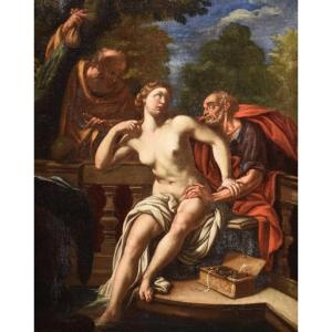 Susanna And The Elders - Venetian Master Of The 17th Century