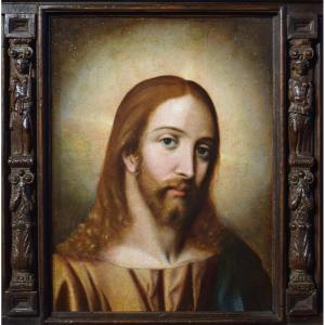 Christ Salvator Mundi - Oil On The Table - Lombard School 16th
