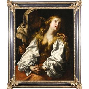 Le Repentir de Marie-Madeleine - Abraham Janssens II  (Anvers 1616 - 1649)