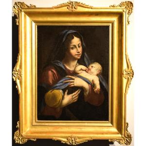 Vierge à l'Enfant -  Maître émilien﻿ du XVIIIe siècle