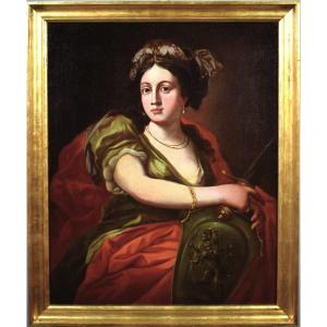 Allegory Of Fortitude - Emilian Artist  Of The17th Century