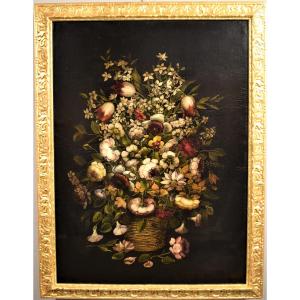 Nature morte au vase de fleurs
