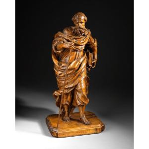 Saint Paul l'Apôtre   - Sculpture en bois - Fin du XVIIe siècle